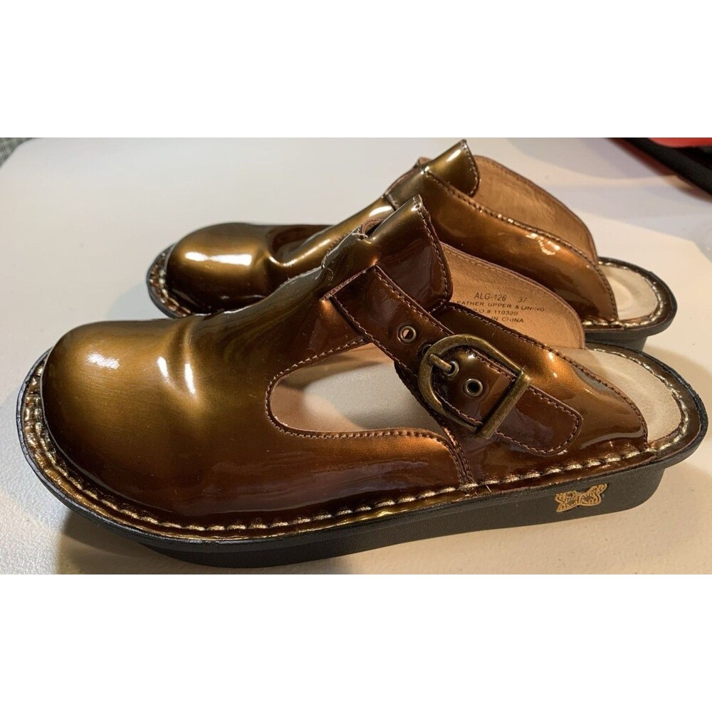 Alegria by PG Lite Bronze Classic Sz 37/US 7-7.5 ALG-126 Professional/Nurse Shoe